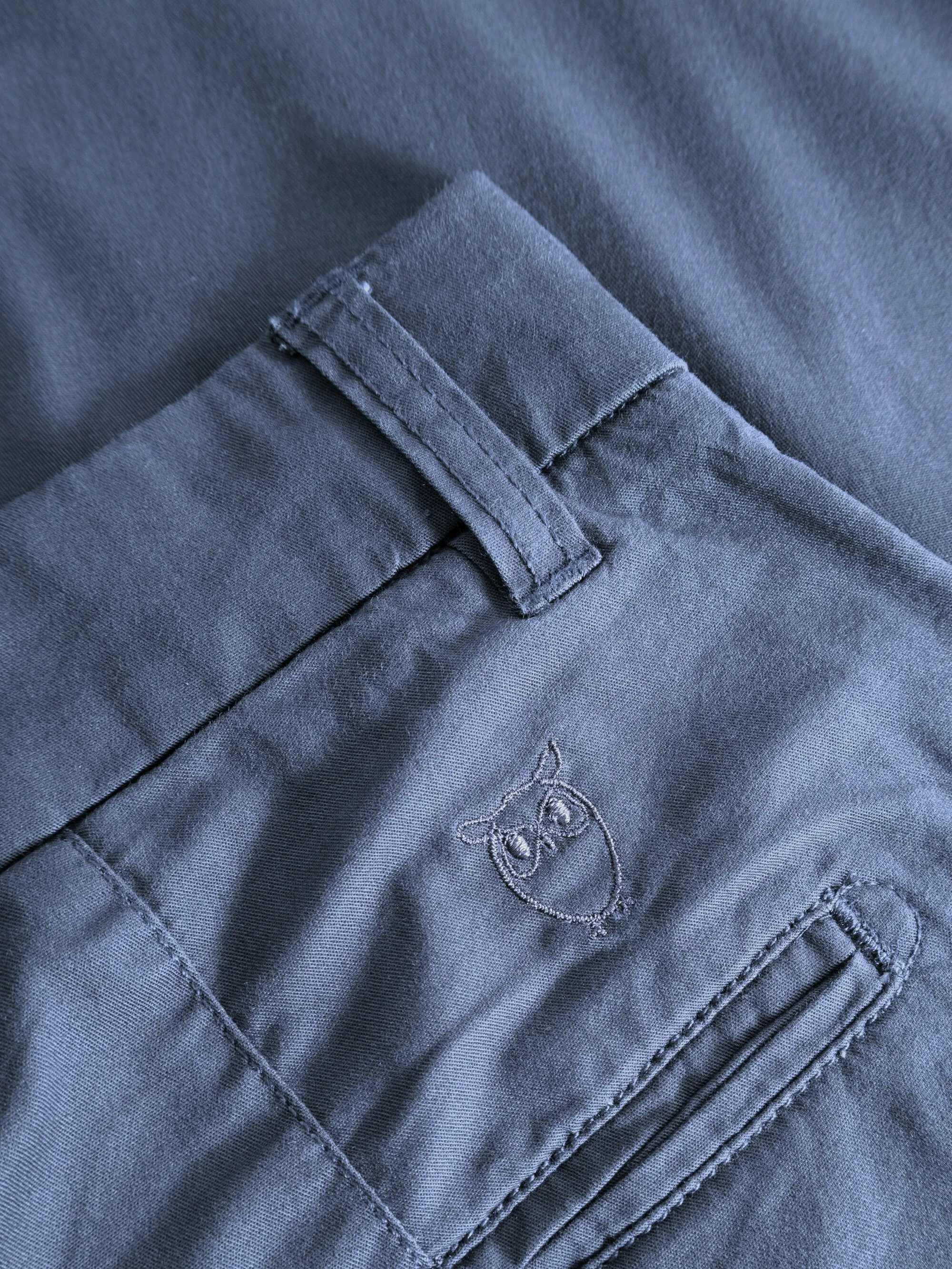 CHUCK regular chino poplin pant - Vintage Indigo