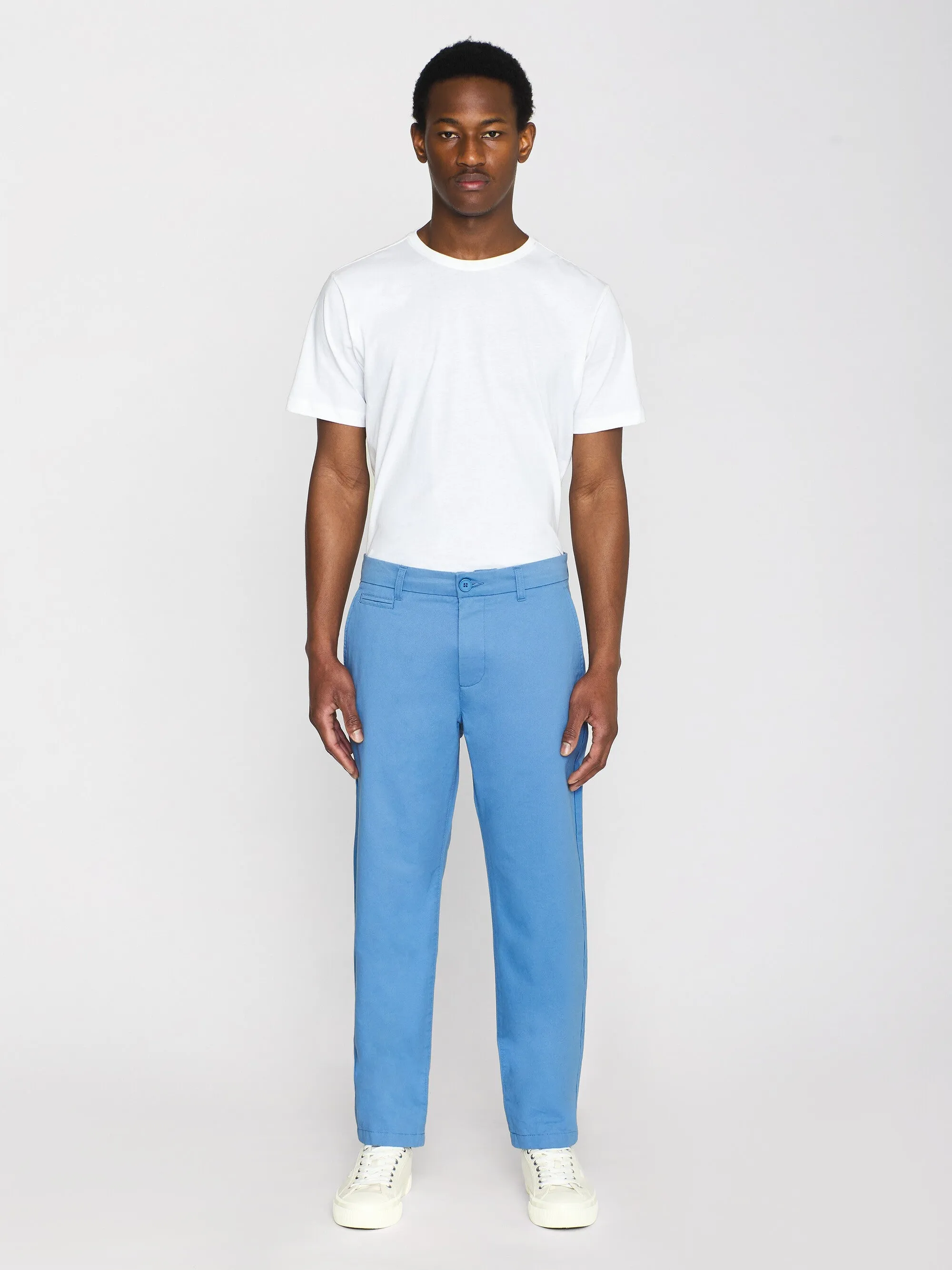 CHUCK regular twill chino pants - Coronet Blue