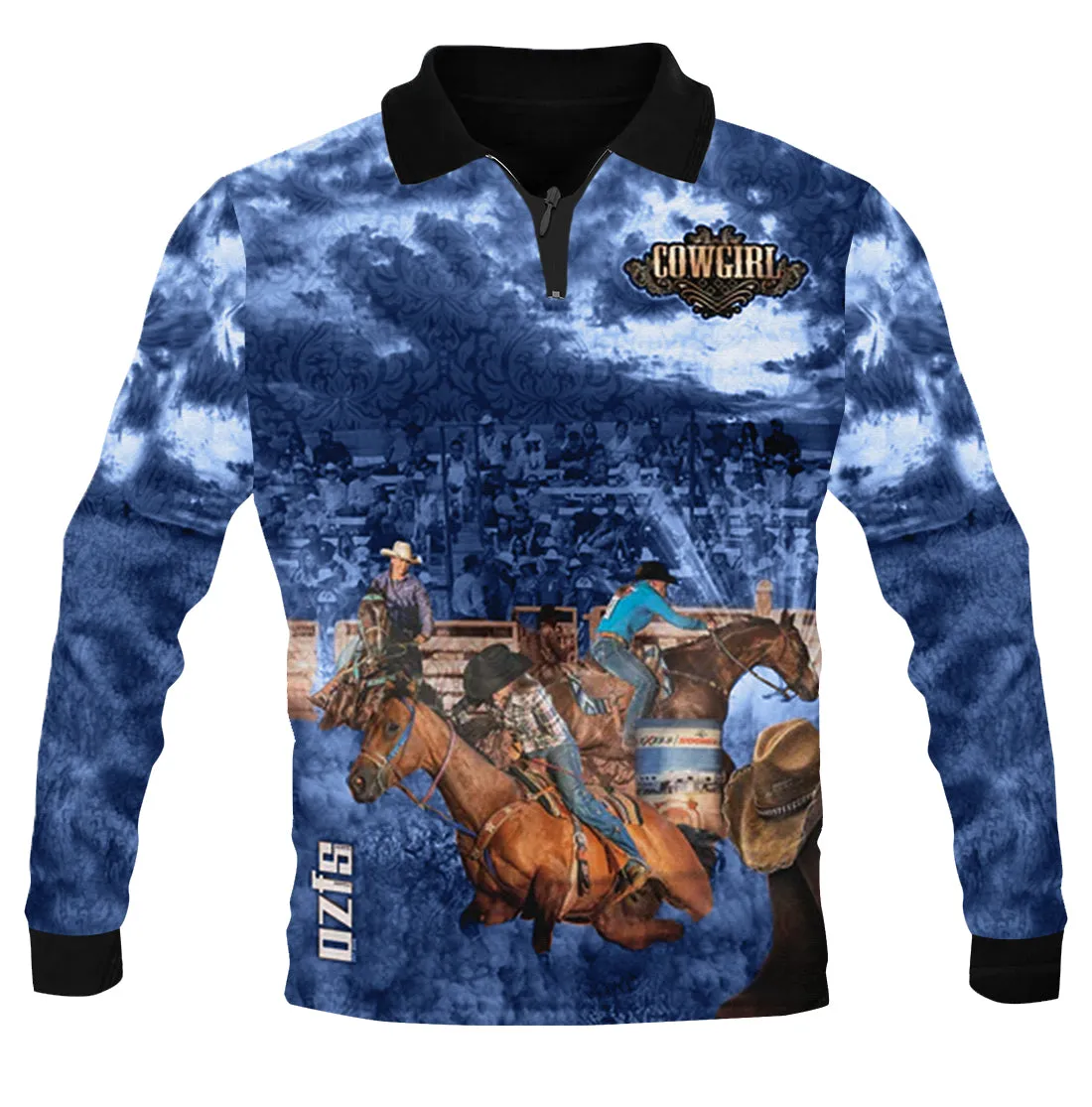 Cowgirl Blue Fishing Shirt - Quick Dry & UV Rated