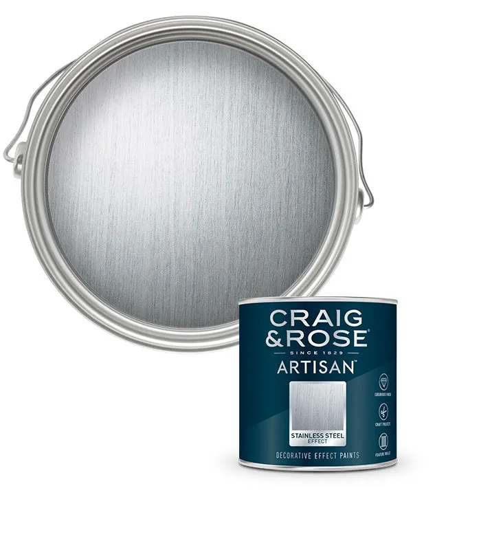 Craig and Rose Artisan Stainless Steel Effect Paint