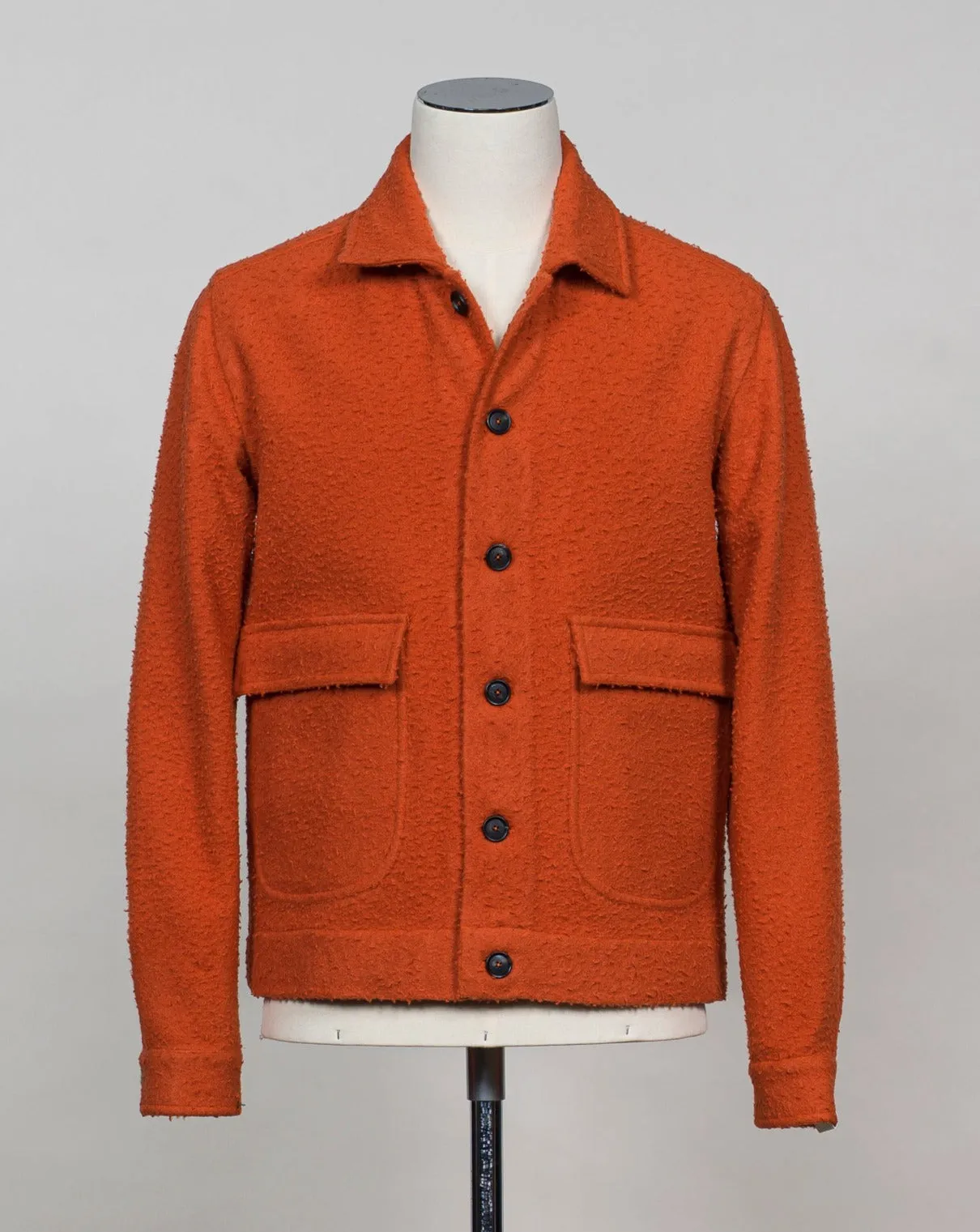 De Petrillo Casentino Wool Bomber / Orange