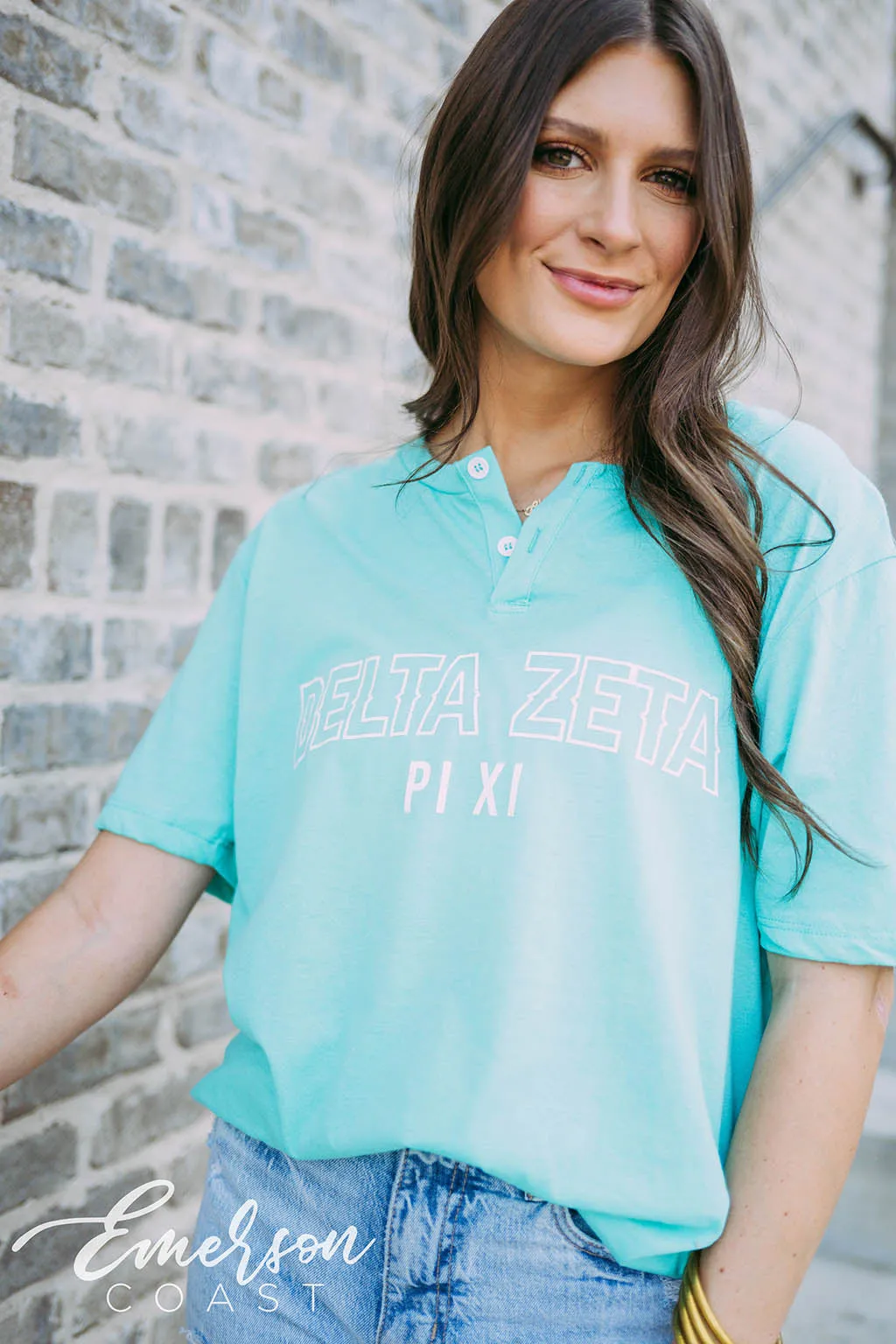 Delta Zeta PR Simple Henley