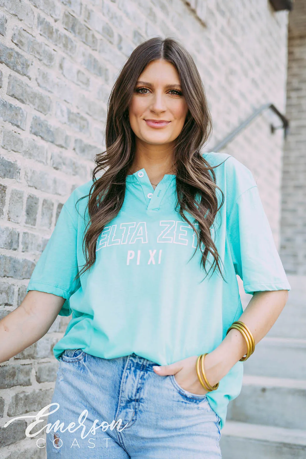 Delta Zeta PR Simple Henley