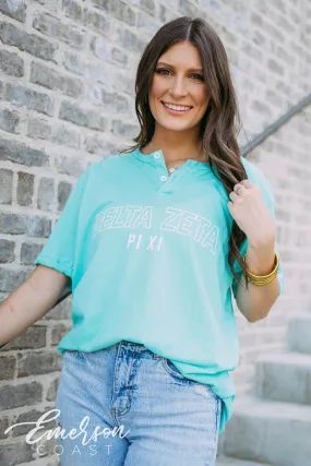 Delta Zeta PR Simple Henley