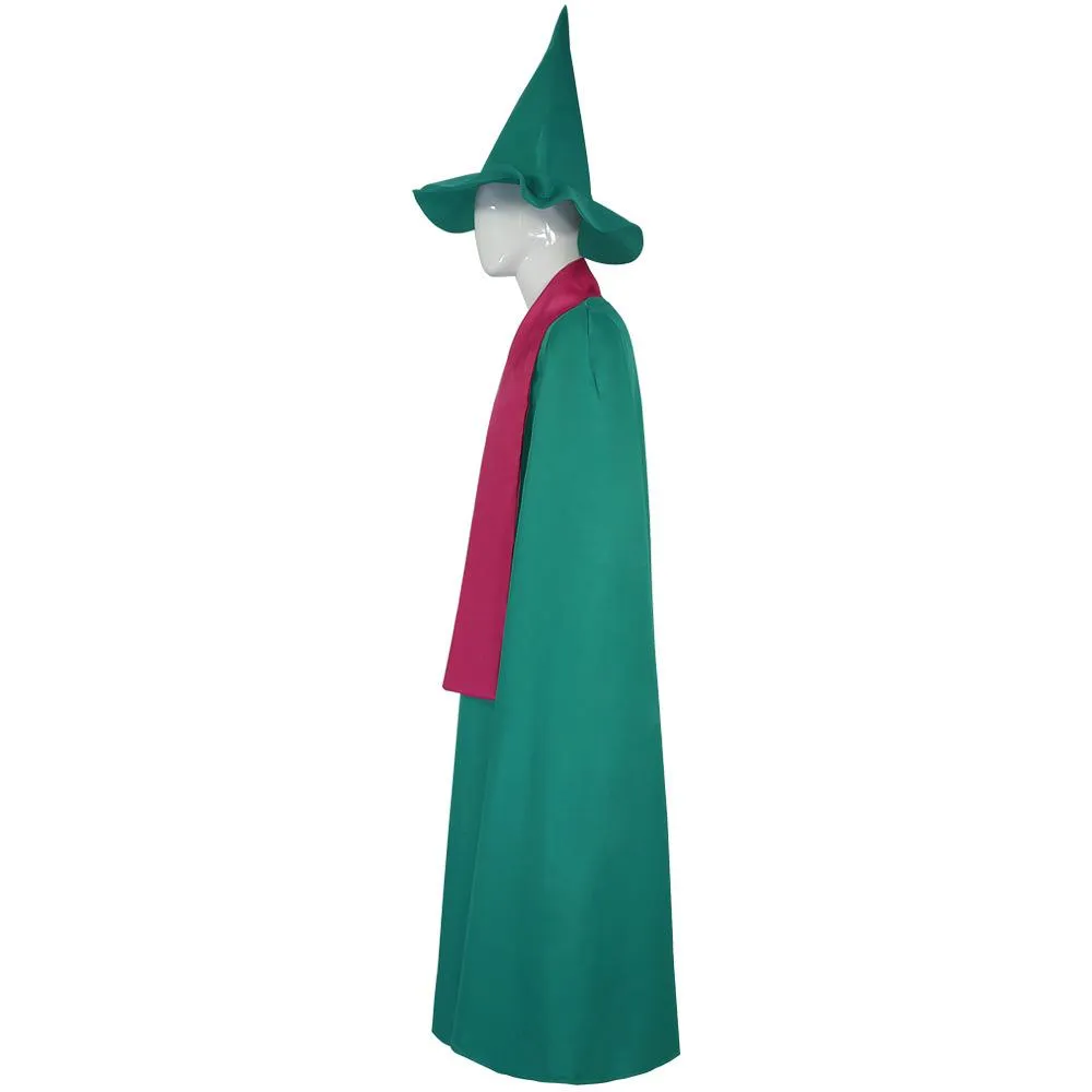 Deltarune Ralsei Cosplay Costume Cape Scarf and Hat Set for Adults