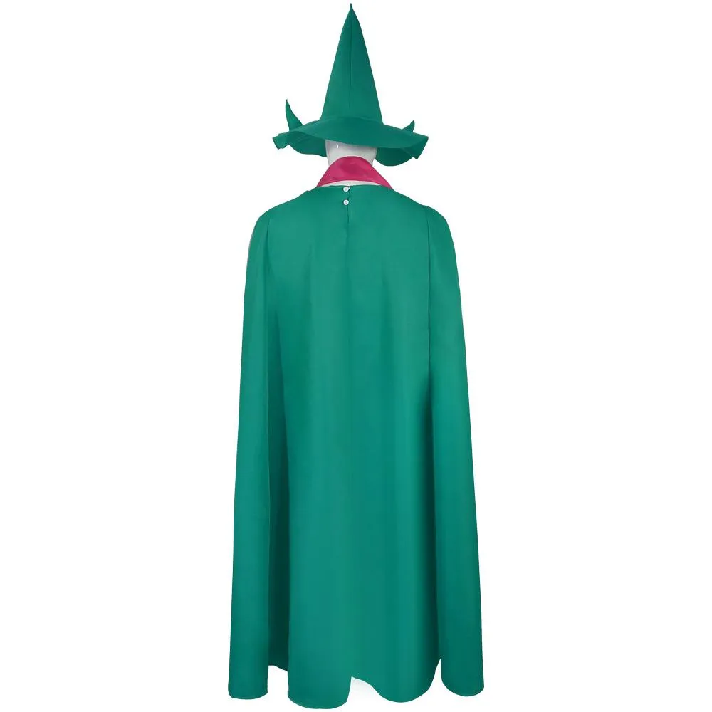 Deltarune Ralsei Cosplay Costume Cape Scarf and Hat Set for Adults