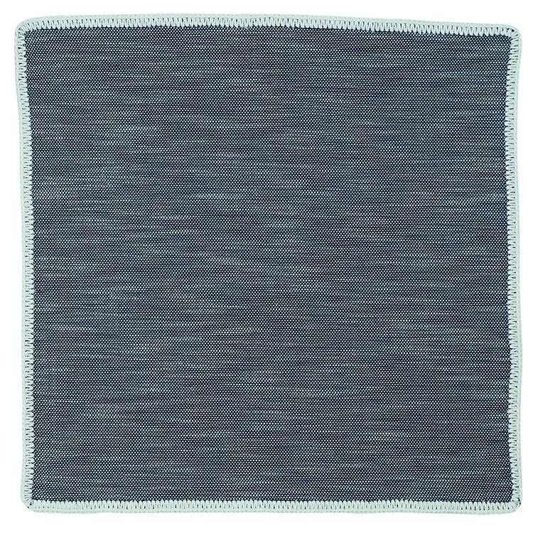 Denim Du Volte with White Signature Border