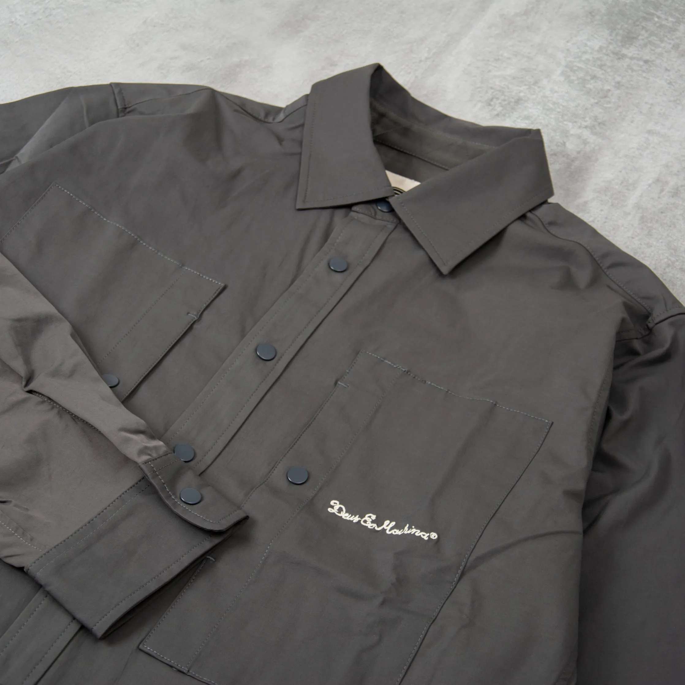 Deus ex Machina Klamath Nylon Shirt - Storm Grey