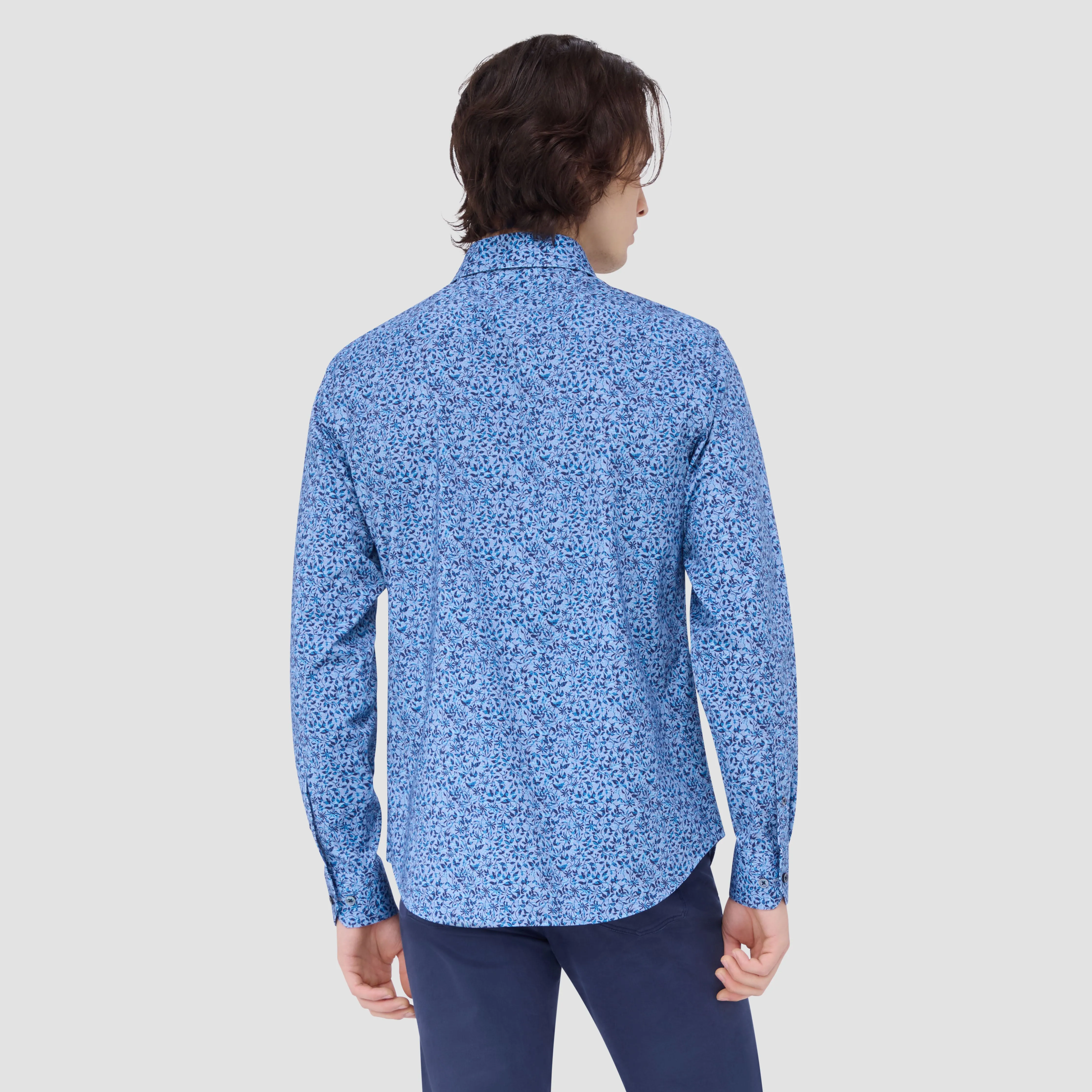 Devon Leaf Print OoohCotton Shirt