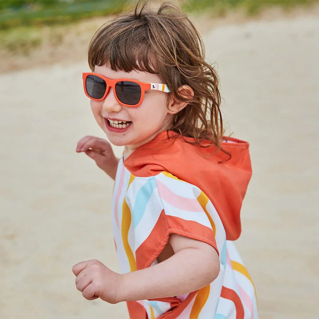 Dock & Bay Kid's Beach Poncho - Squiggle Face