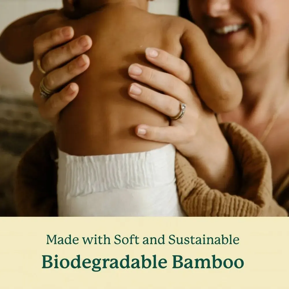 EcoPeaCo Bamboo Diapers for Sensitive Skin - Newborn - 96ct