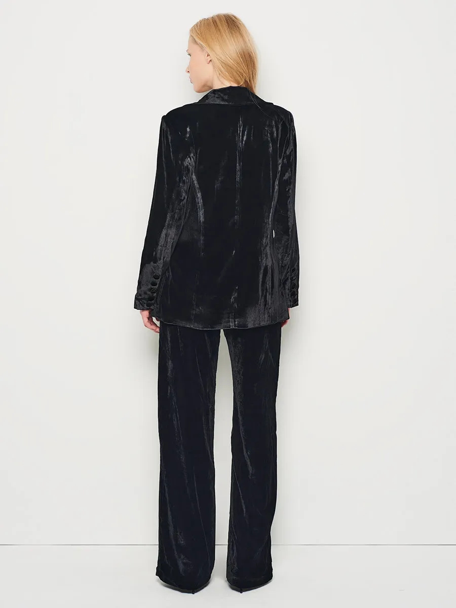 FIONA VELVET BOYFRIEND BLAZER