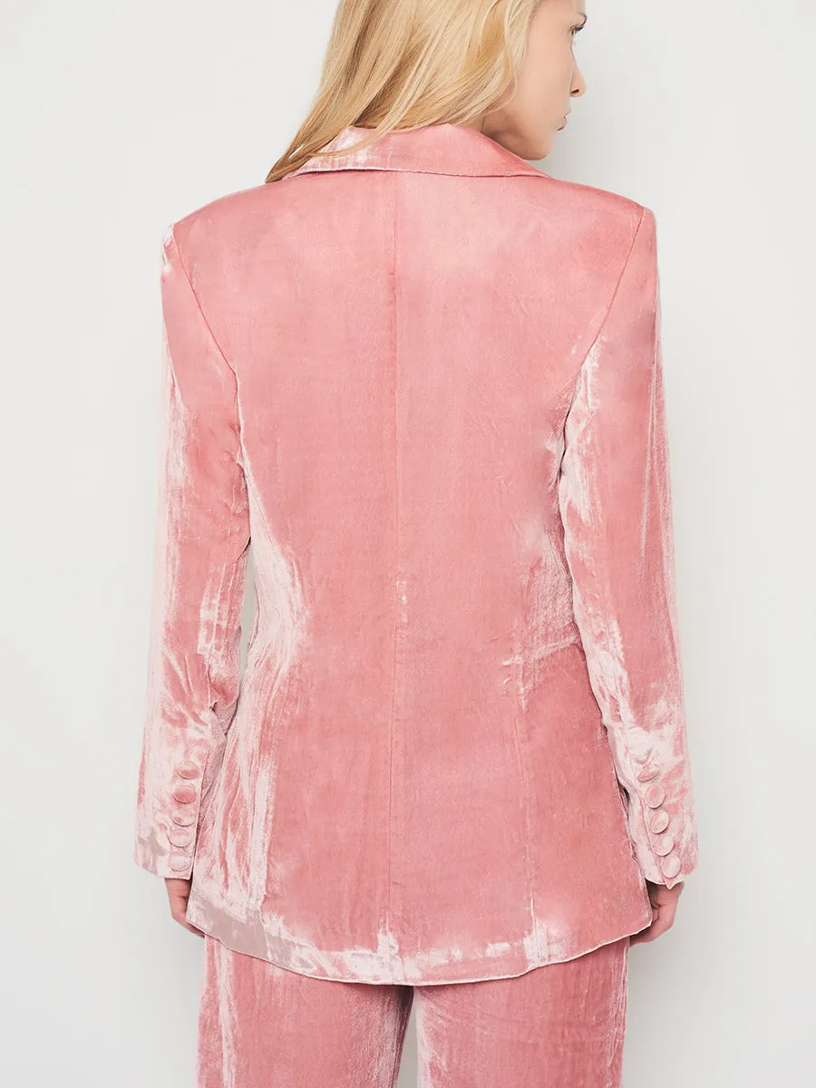 FIONA VELVET BOYFRIEND BLAZER