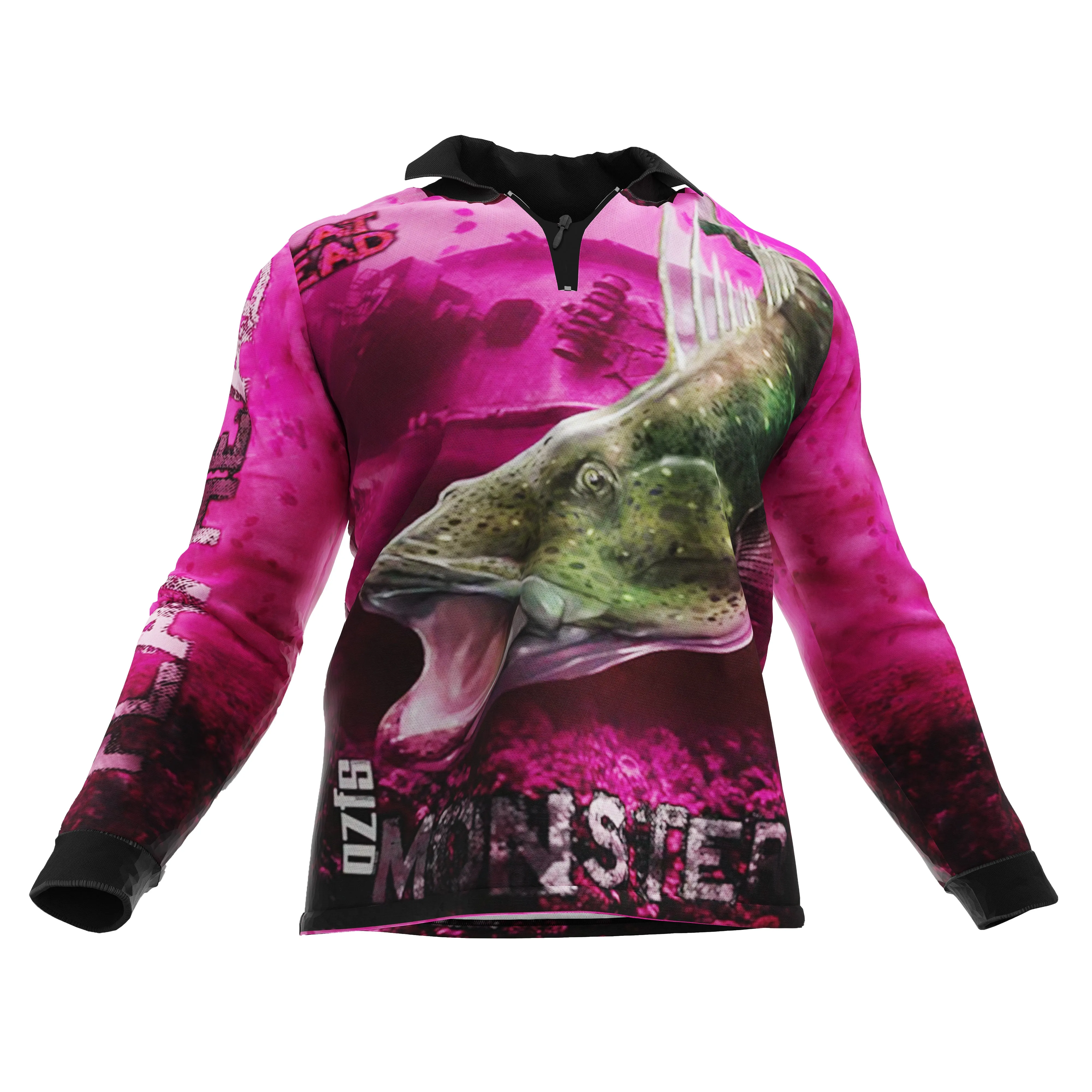 Flathead Pink Fishing Shirt - Quick Dry & UV Rated