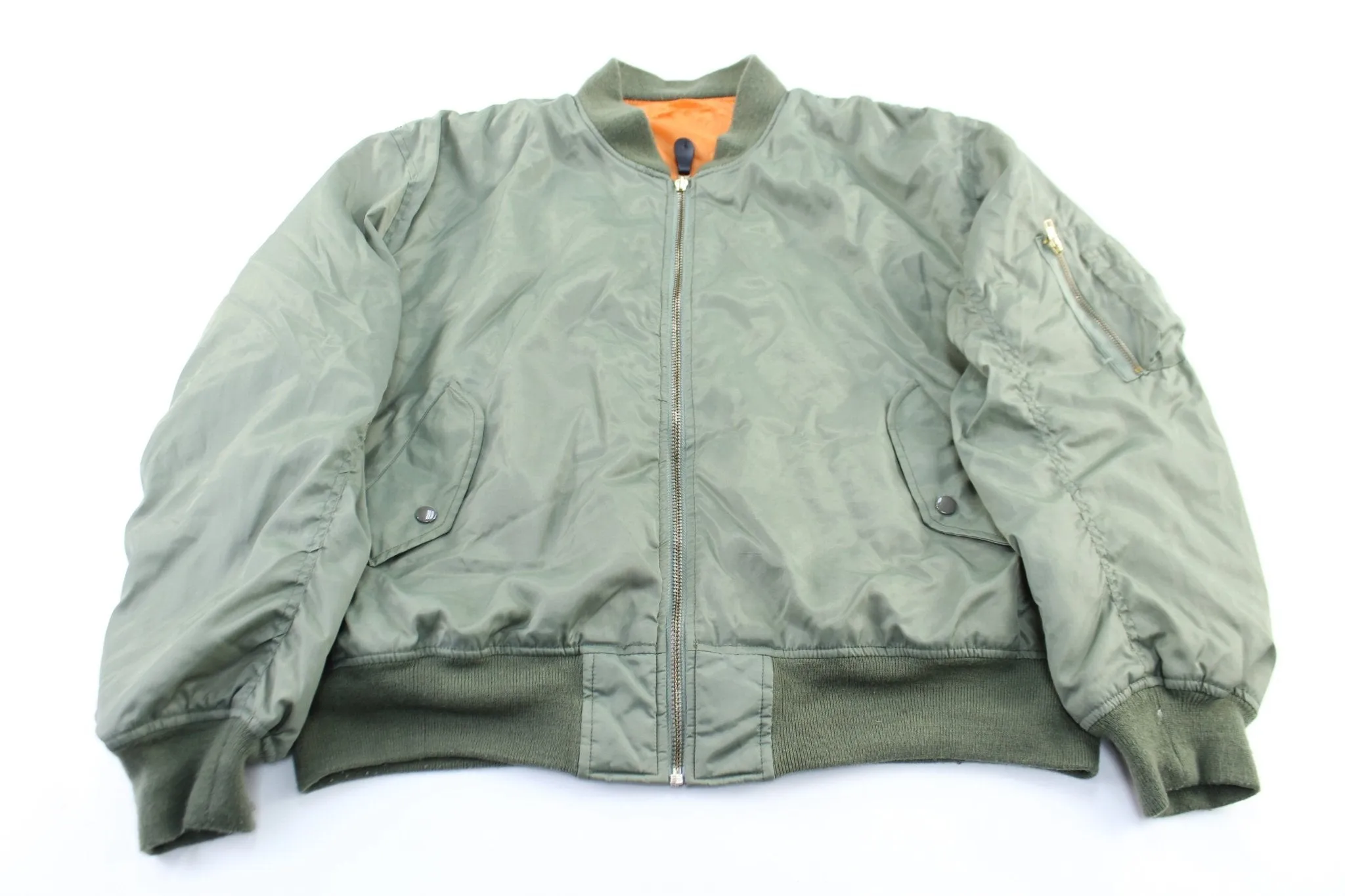 Forest Walkers Green & Orange Reversible Bomber Jacket