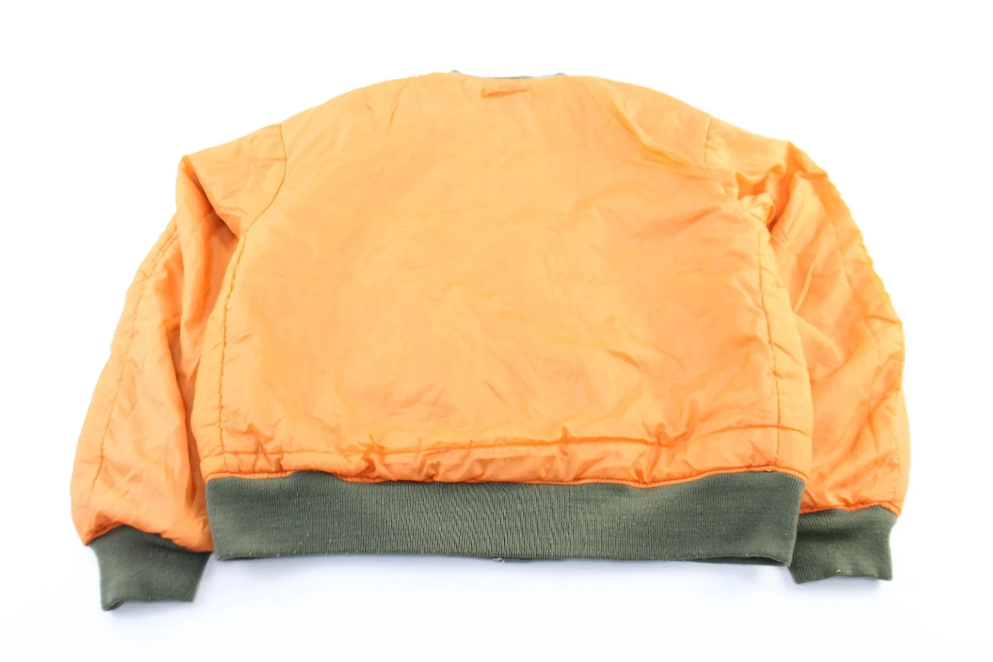 Forest Walkers Green & Orange Reversible Bomber Jacket