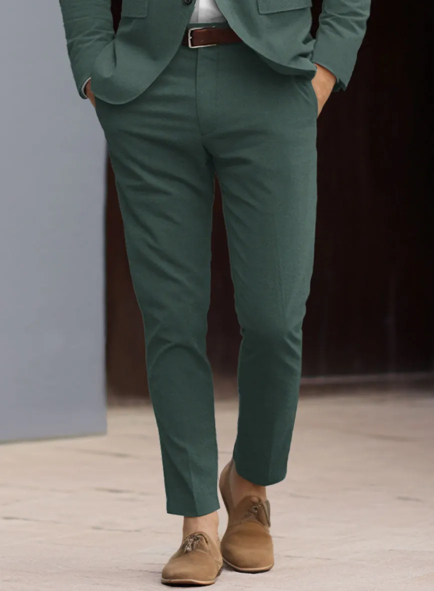 Gallo Green Stretch Chino Pants