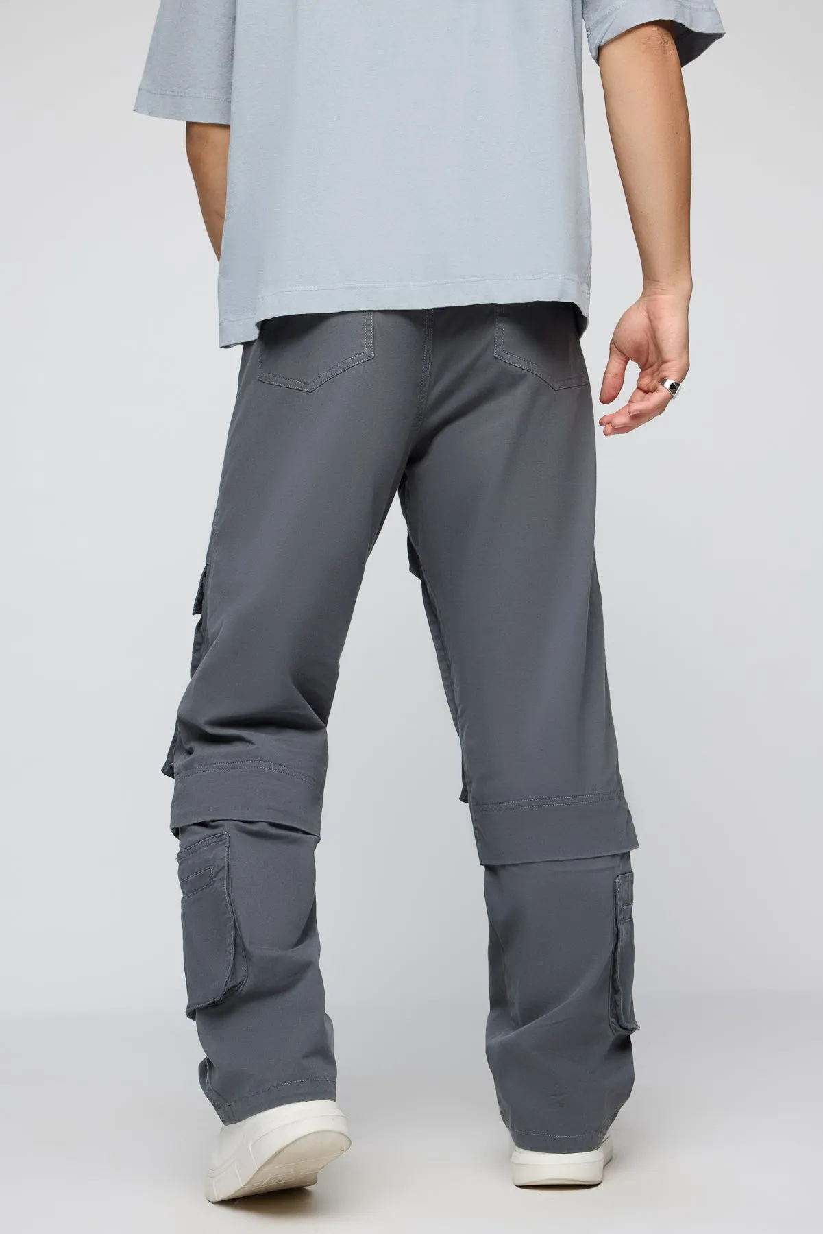 Gargoyle Grey Men's Relaxed Fit Cargo Pants