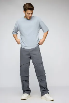 Gargoyle Grey Men's Relaxed Fit Cargo Pants