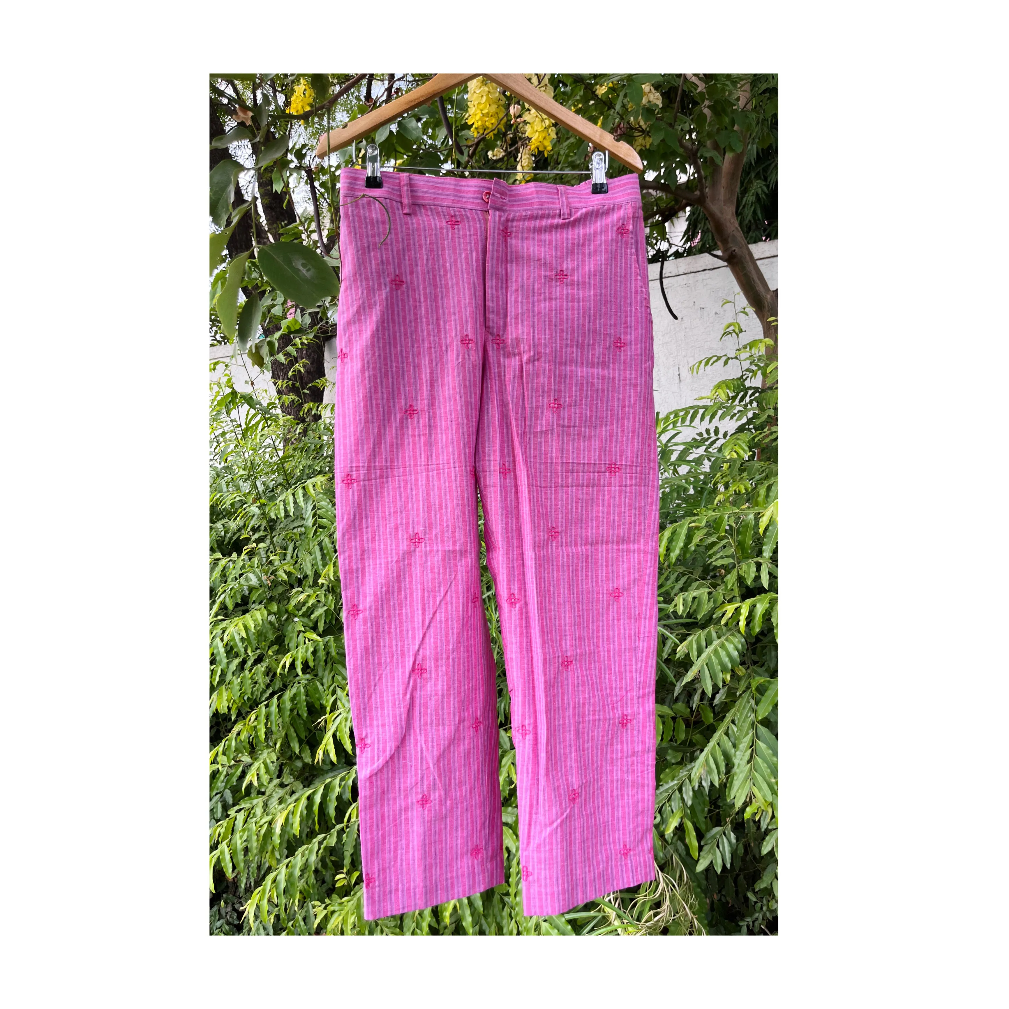 Gulabi embroidered pants