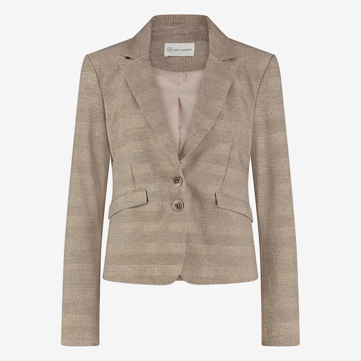 Hanna Blazer Technical Jersey | Beige