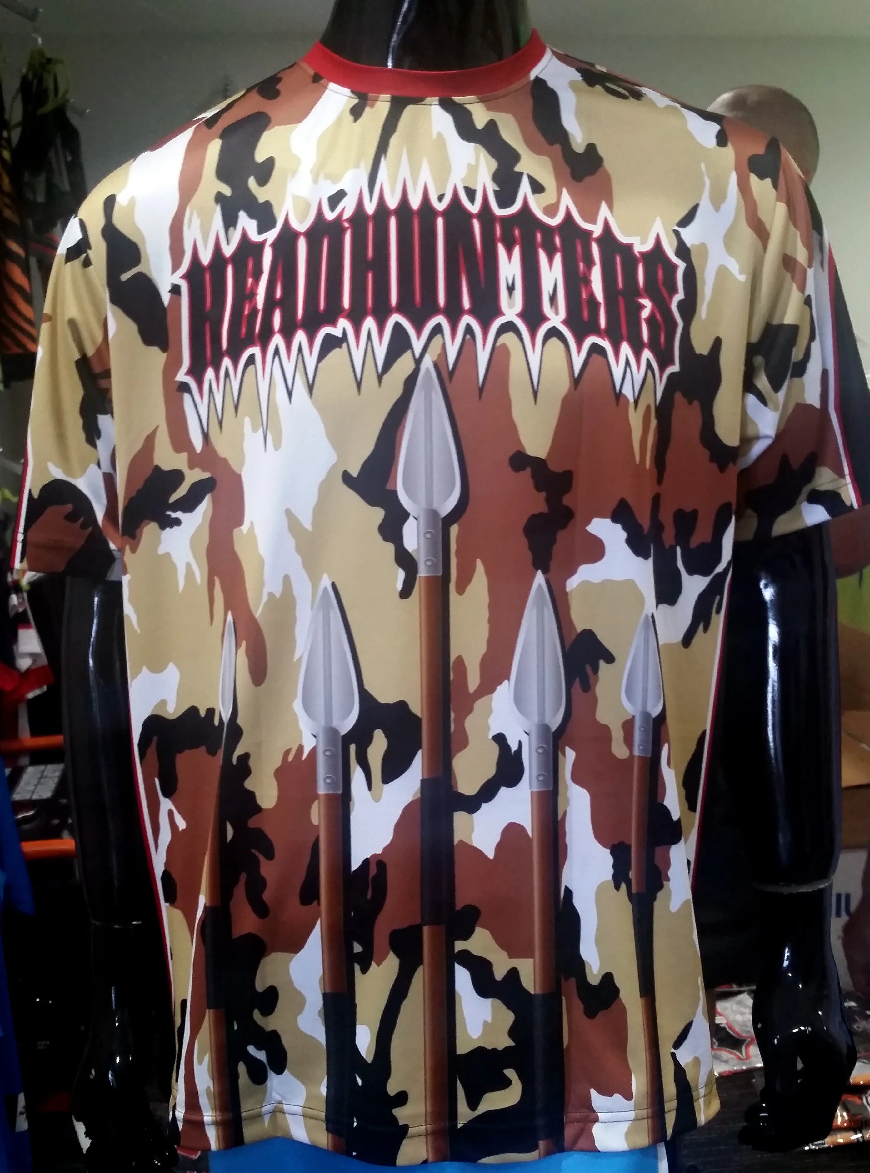 Headhunters, CAMO - Custom Full-Dye Jersey