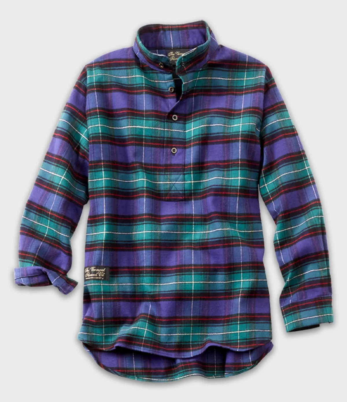 Henley Flannel Shirt - Vermont