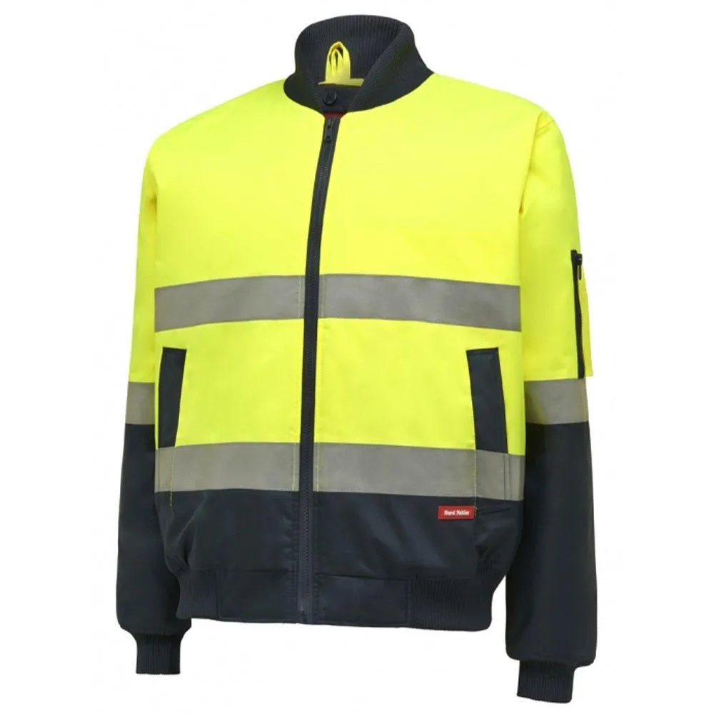 Hi Vis 2Tone Taped Bomber Jacket