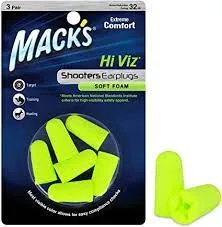 Hi Viz Banded Foam - Earplugs - Shooters Soft Foam