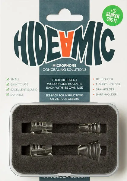 Hide-A-Mic COS11 Set (4 different holders)