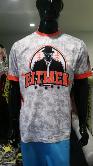 Hitmen, Skulls Watermark - Custom Full-Dye Jersey