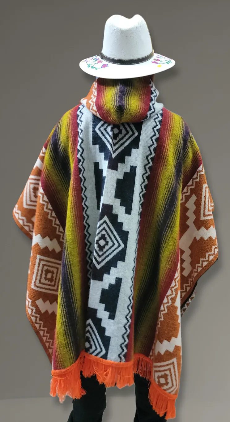 Indigenous fair trade ponchos#04