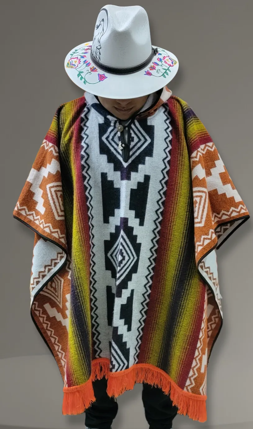 Indigenous fair trade ponchos#04