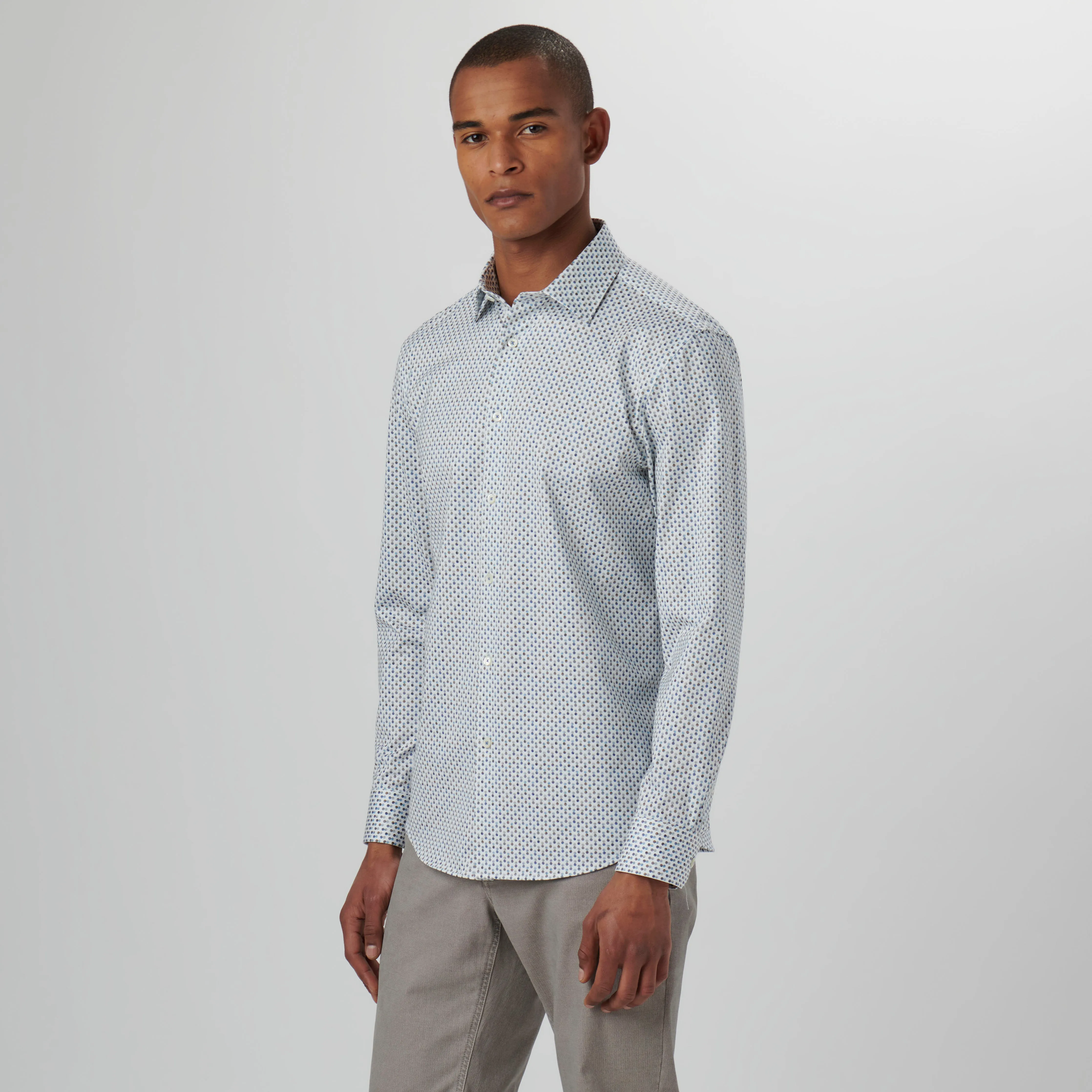 James Double Dot Print OoohCotton Shirt