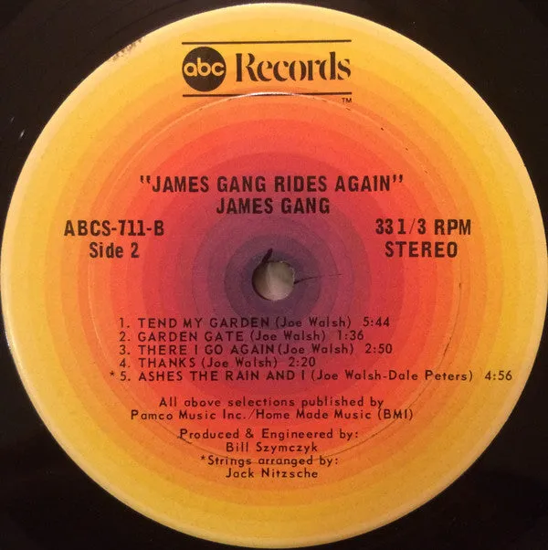 James Gang - James Gang Rides Again (LP, Album, RE, Gat) (VG )