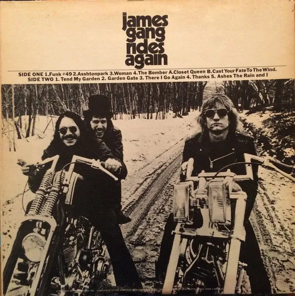 James Gang - James Gang Rides Again (LP, Album, RE, Gat) (VG )