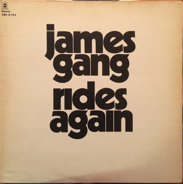 James Gang - James Gang Rides Again (LP, Album, RE, Gat) (VG )