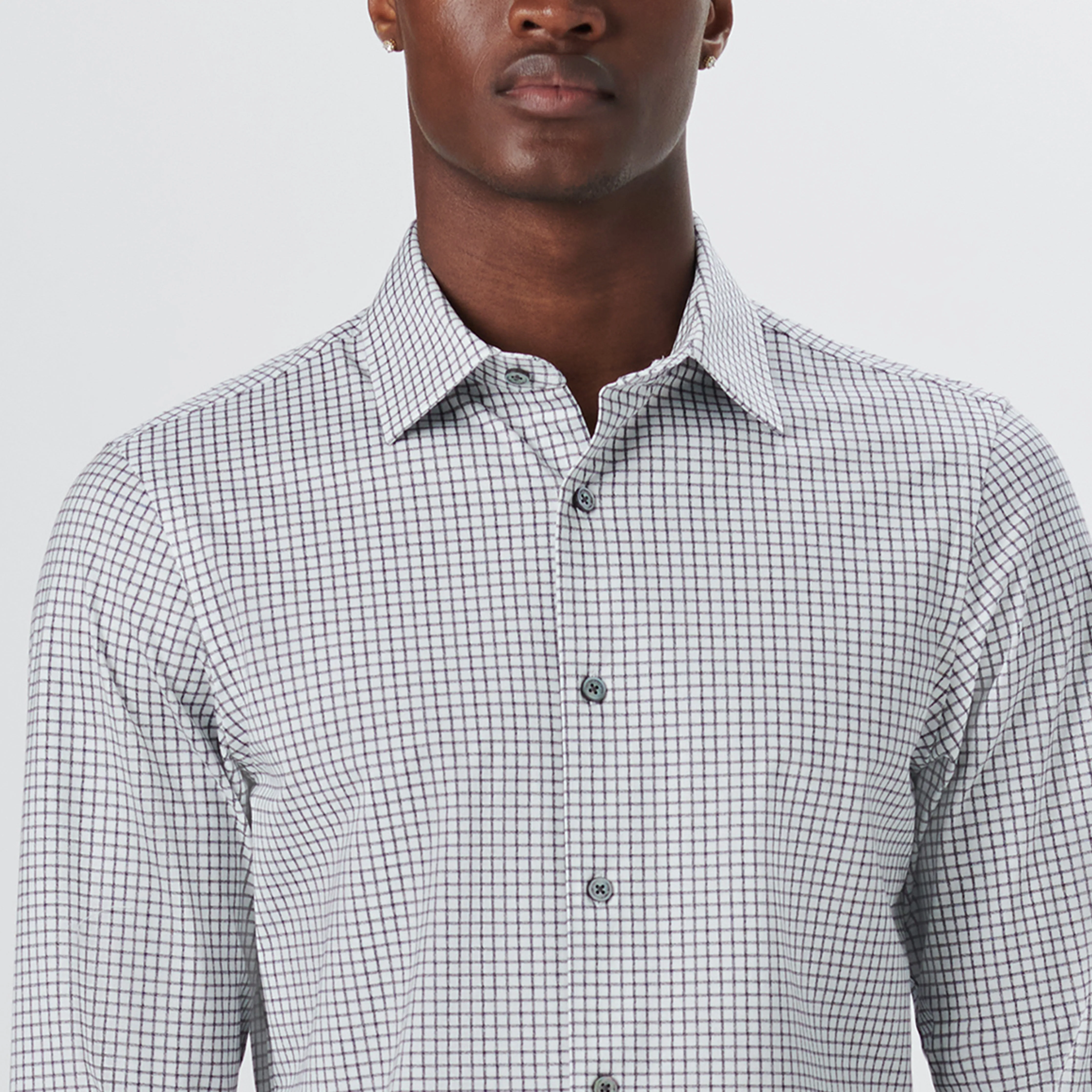 JAMES Graph Check OoohCotton Twill Shirt