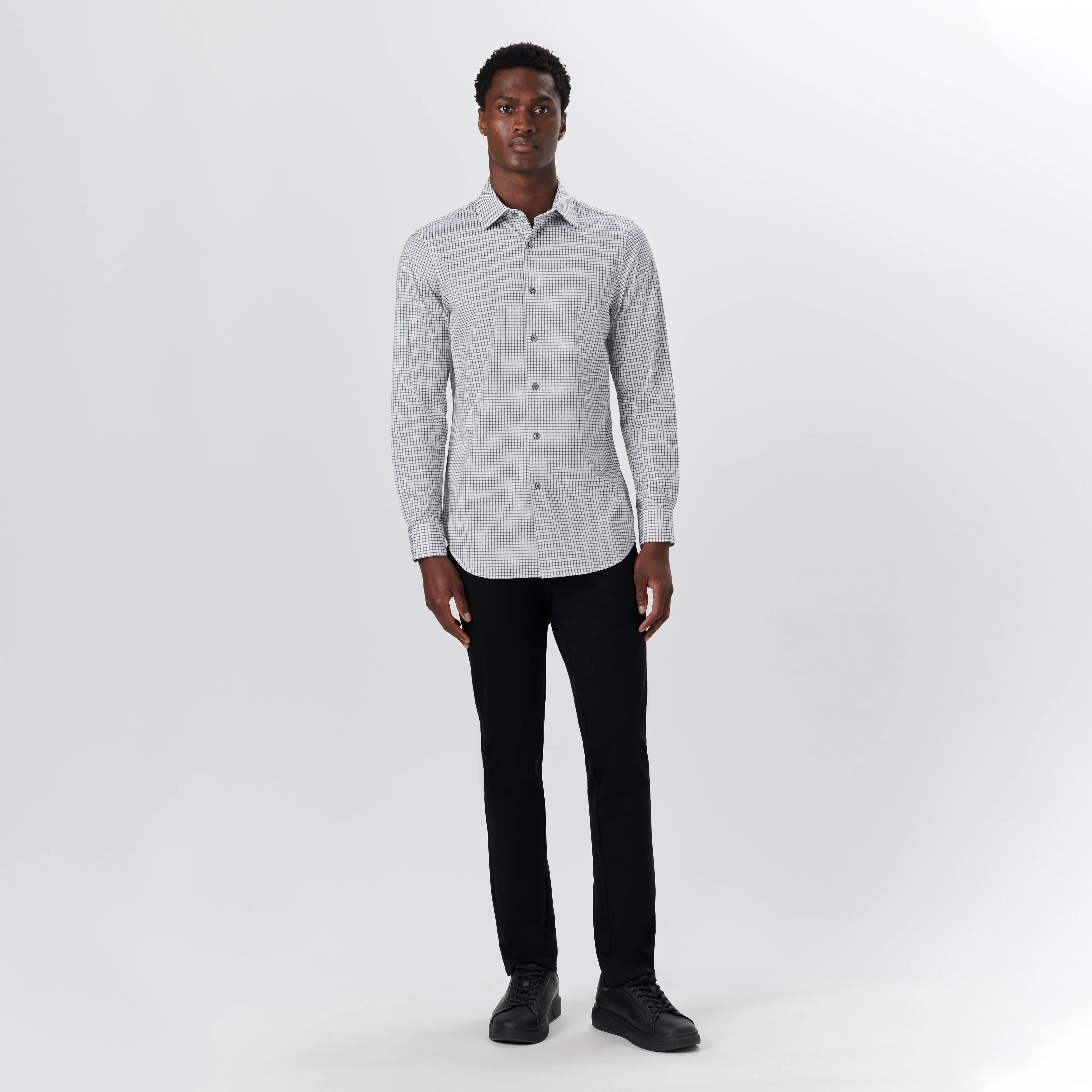 JAMES Graph Check OoohCotton Twill Shirt