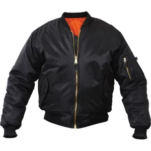 Kids Black - Air Force MA-1 Bomber Flight Jacket