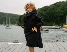 Kids Dry Poncho - Black