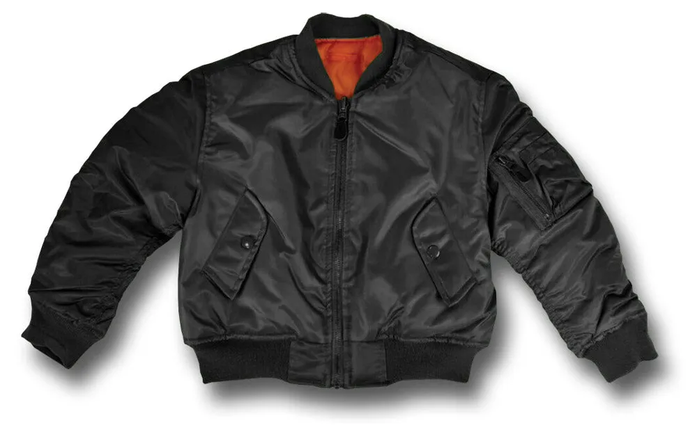 KIDS MA1 PILOTS JACKET PLAIN