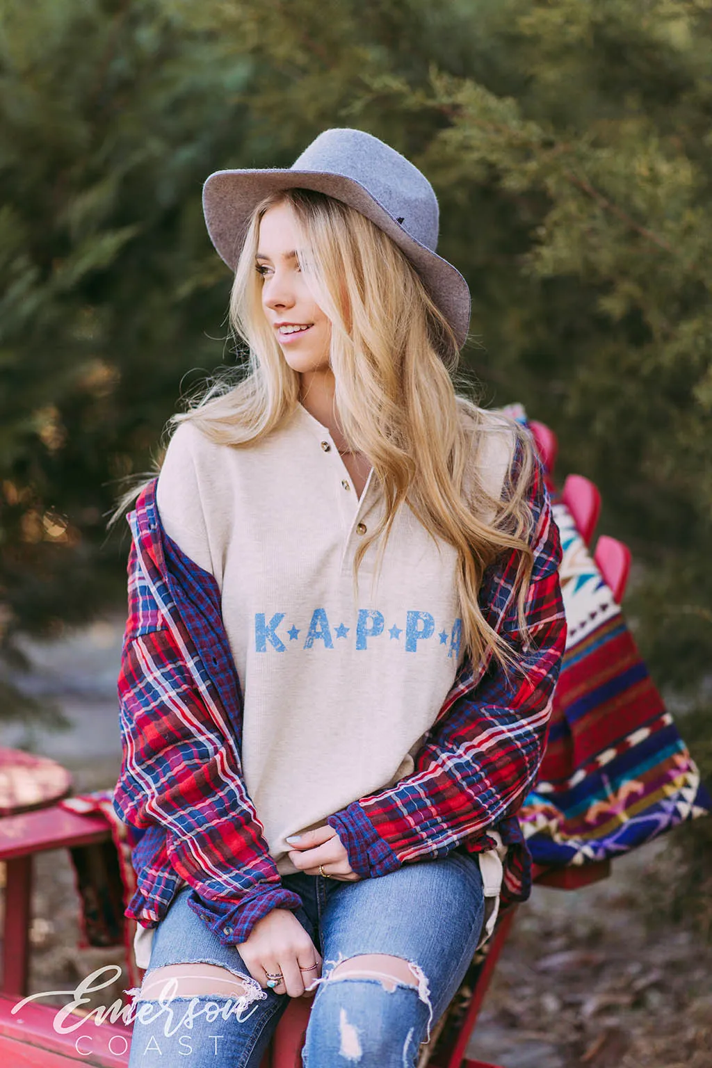 KKG Oatmeal Thermal Henley