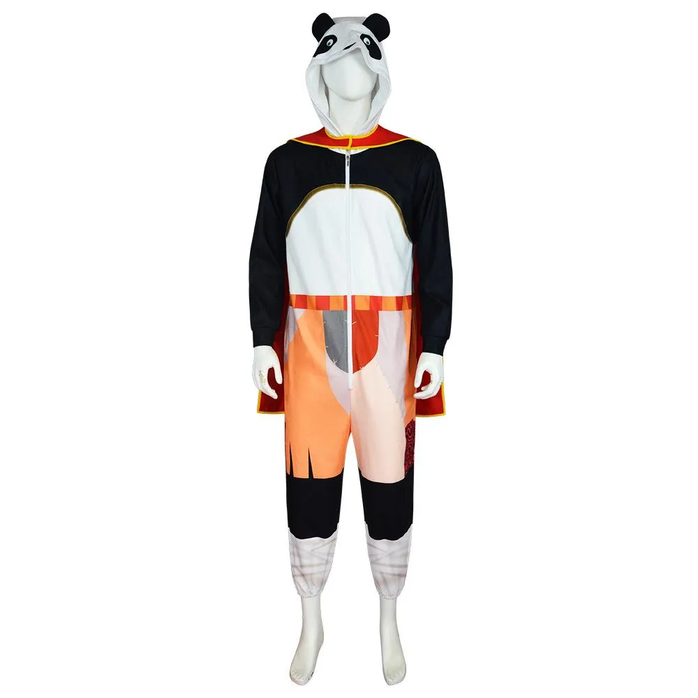 Kung Fu Panda 4 Po Adult Cosplay Costume Outfits Halloween Carnival Suit