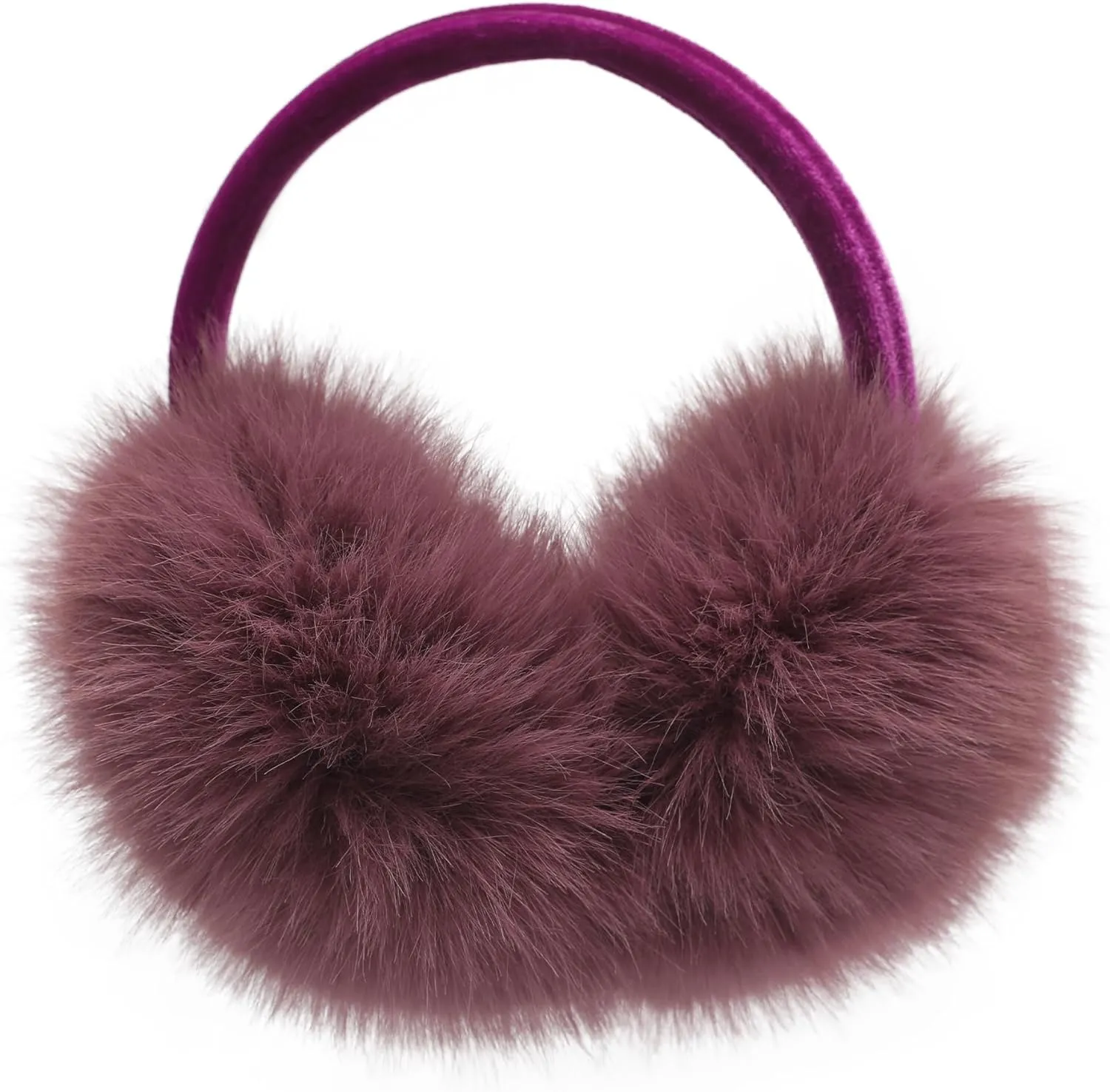 Light Blue Soft & Comfy Faux Fur Winter Style Ear Muffs