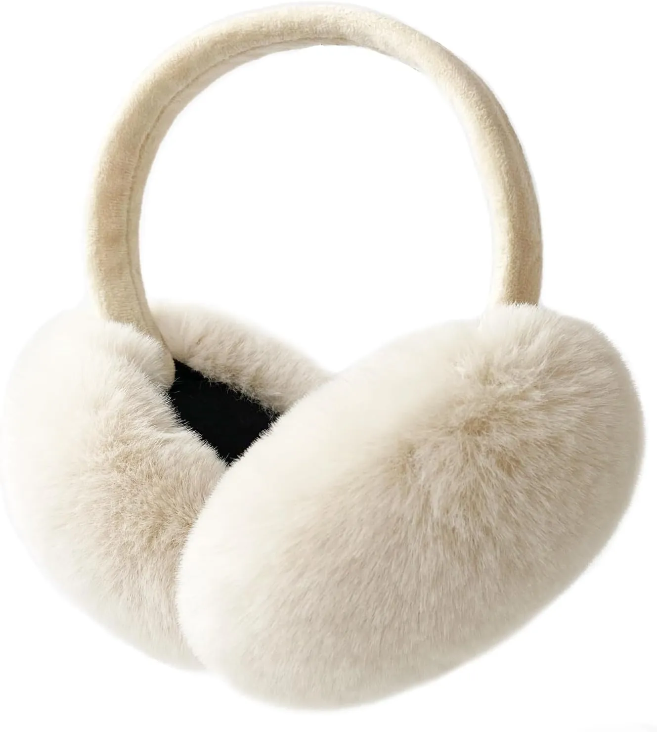 Light Purple Faux Fur Winter Style Ear Muffs