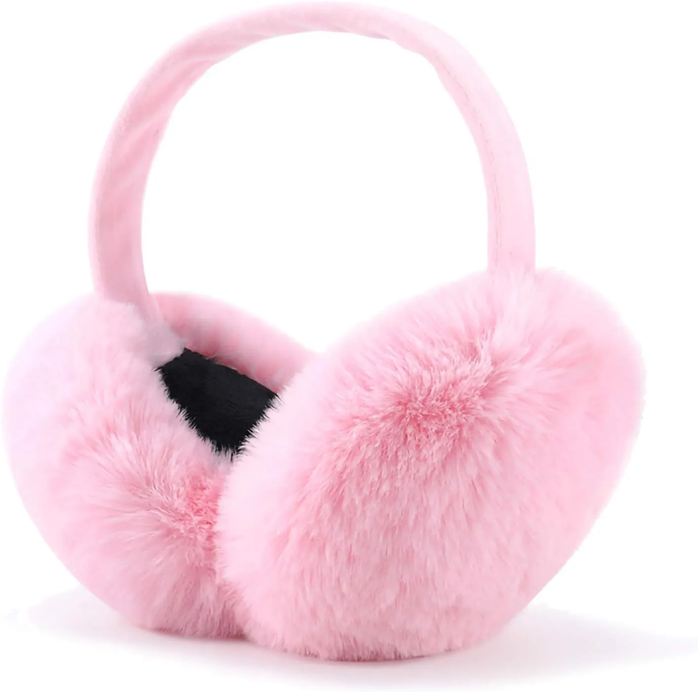 Light Purple Faux Fur Winter Style Ear Muffs