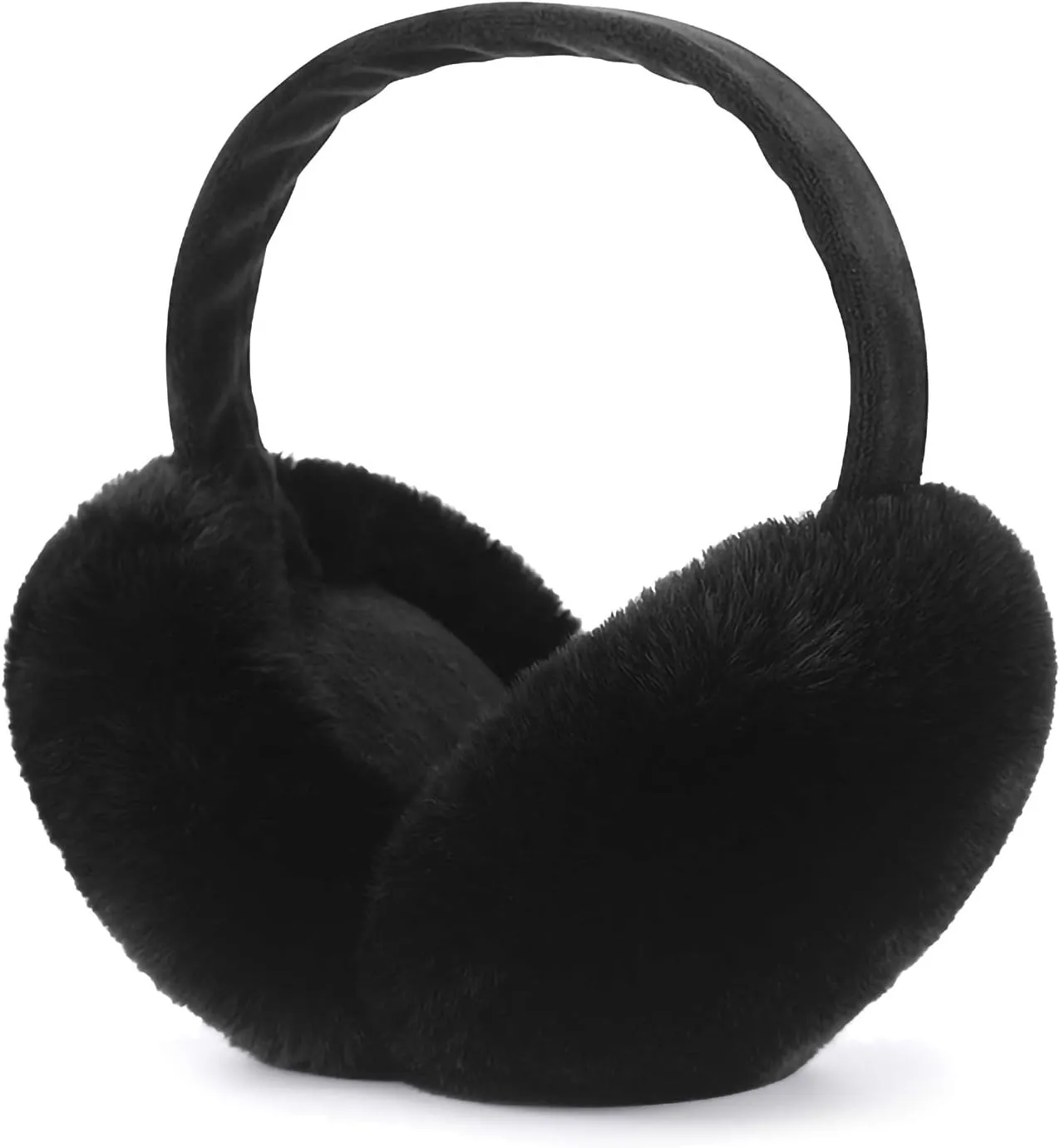 Light Purple Faux Fur Winter Style Ear Muffs