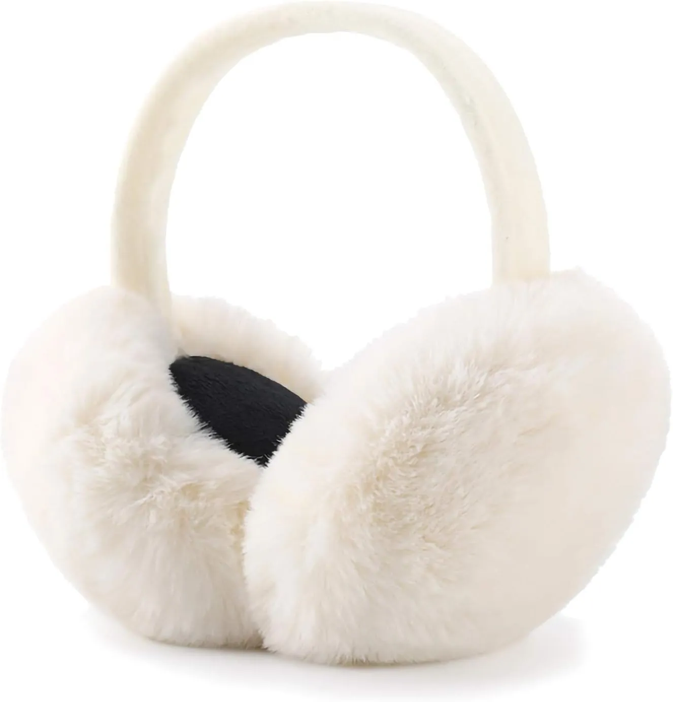 Light Purple Faux Fur Winter Style Ear Muffs