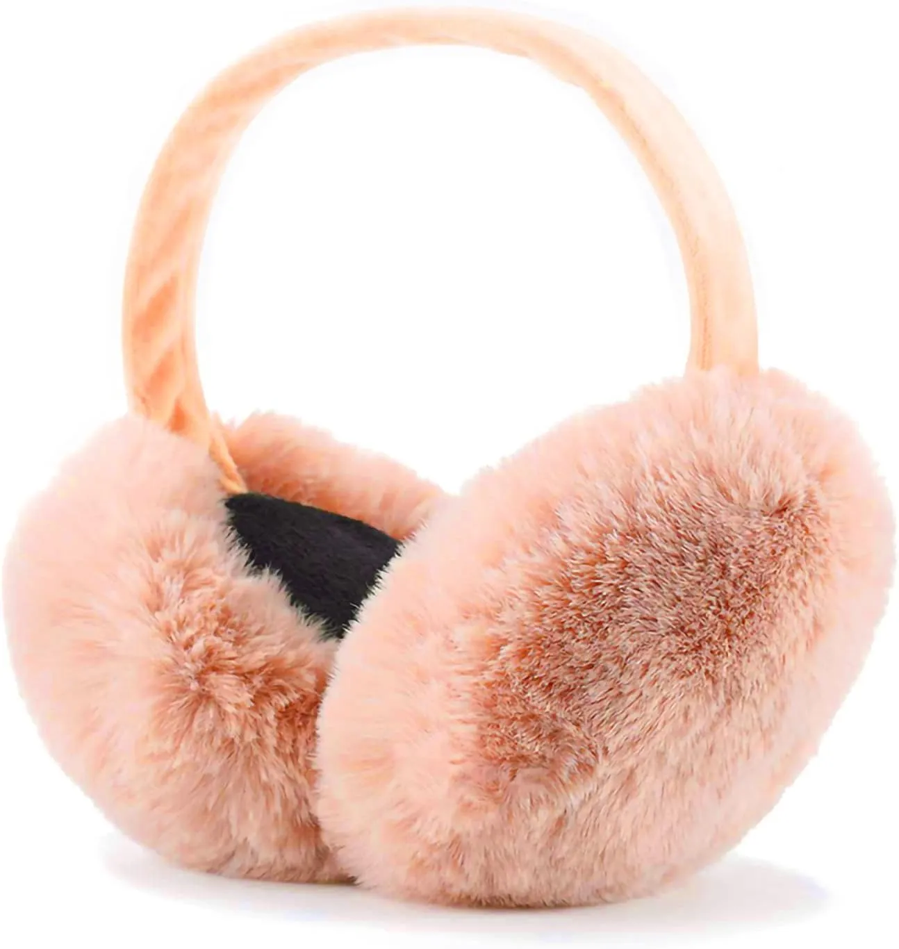 Light Purple Faux Fur Winter Style Ear Muffs